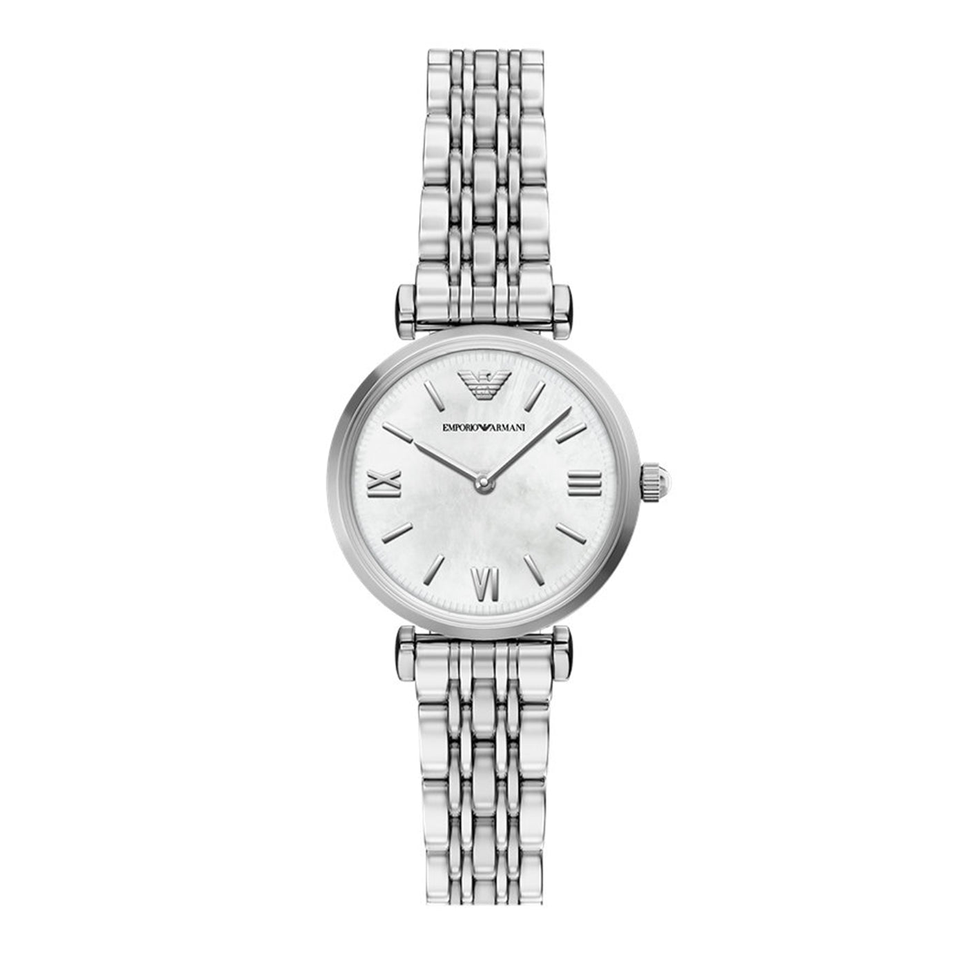 Emporio Armani Round White Dial Watch AR11768