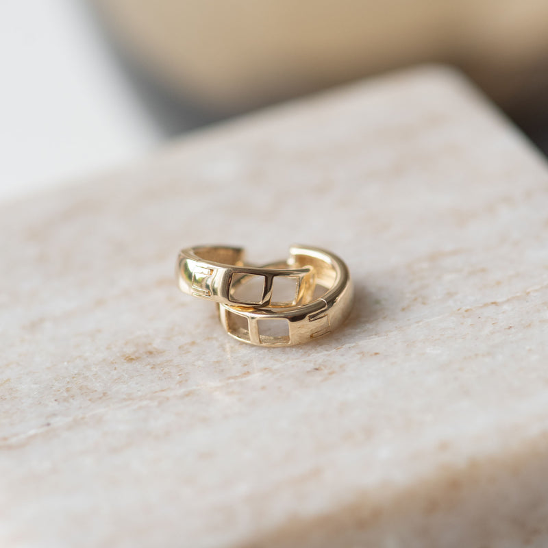 Isabel Bernard Rivoli Femmes Créoles Or 14 carats IB360141-zoom-