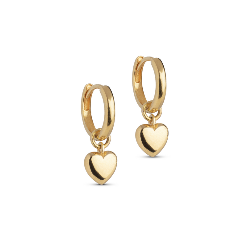 ENAMEL Copenhagen Amore Gold Plated Recycled 925 Sterling Silver Earrings E376G-GP-zoom-