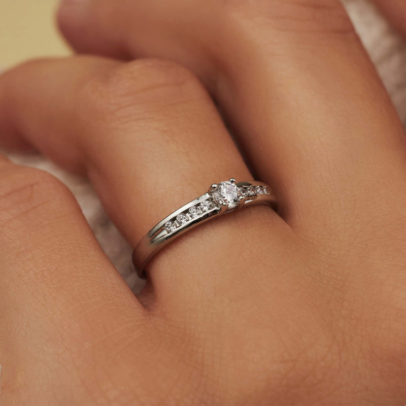 Isabel Bernard Saint Germain Bague Or blanc 14 carats IB330073-50-zoom-