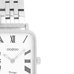 OOZOO Vintage Silver and White Women's Watch C20410