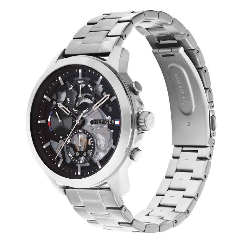 Tommy Hilfiger Hommes Montre Argent TH1710477-zoom-