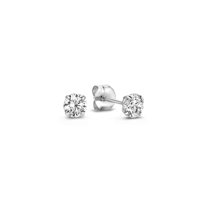 Isabel Bernard Saint Germain Boucles d'oreilles Or blanc 14 carats IB360205-zoom-