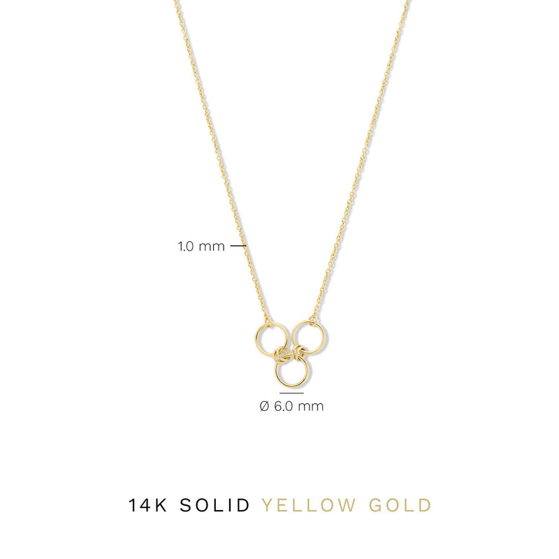 Isabel Bernard Cadeau d'Isabel Coffret cadeau collier et boucles d'oreilles en or 14 carats avec bagues IB90180-zoom-