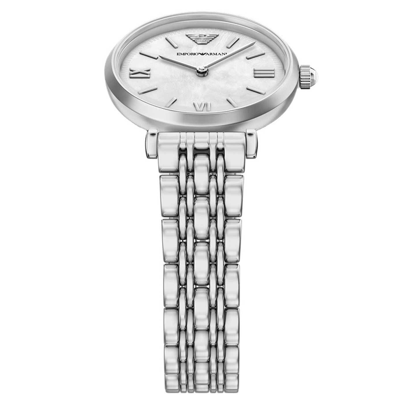 Emporio Armani Round White Dial Watch AR11768