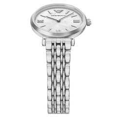 Emporio Armani Round White Dial Watch AR11768