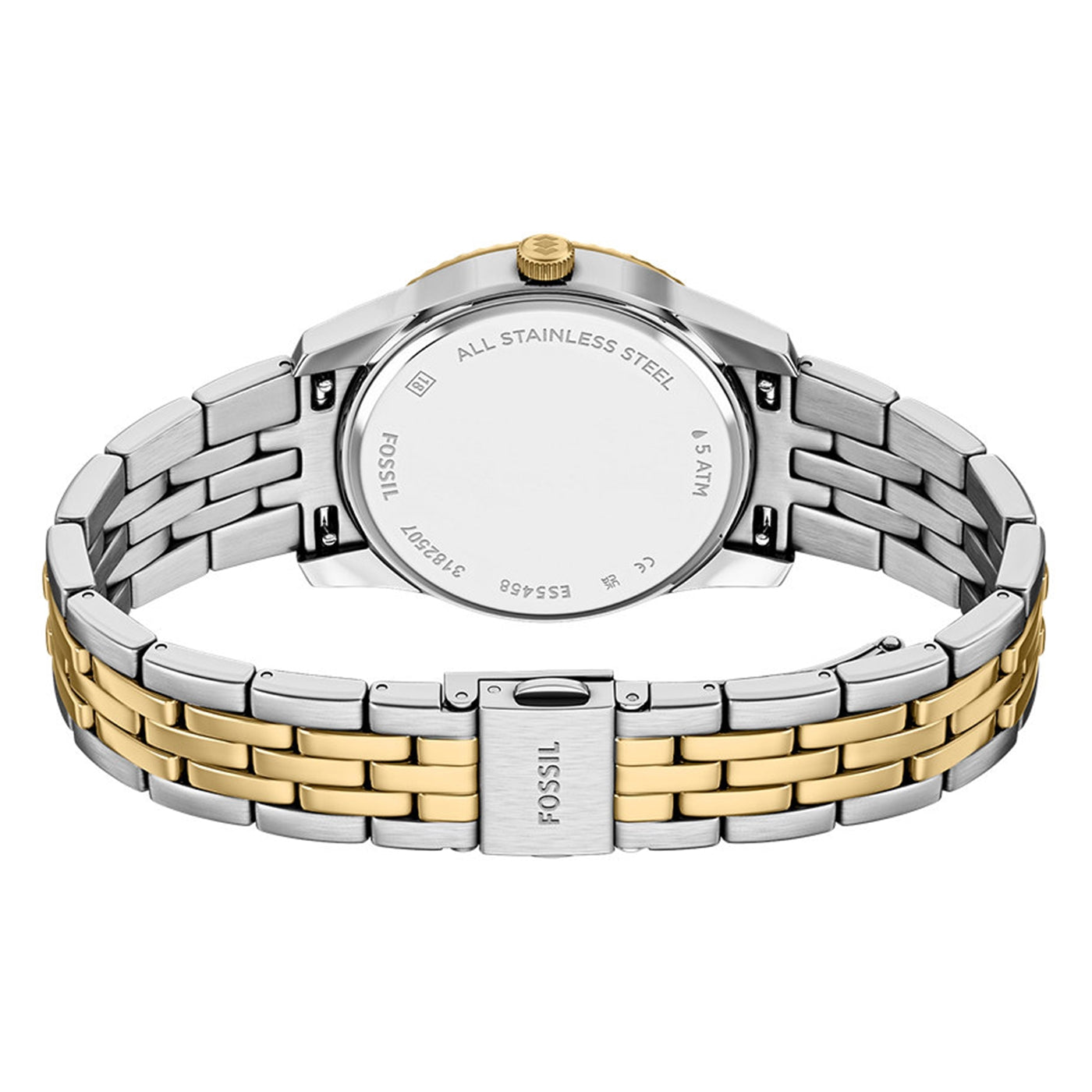 Fossil Scarlette Round Black Dial Watch ES5458