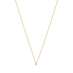 Isabel Bernard De la Paix Eloise 14 karat gold necklace with diamond 0.1 carat IBD350025