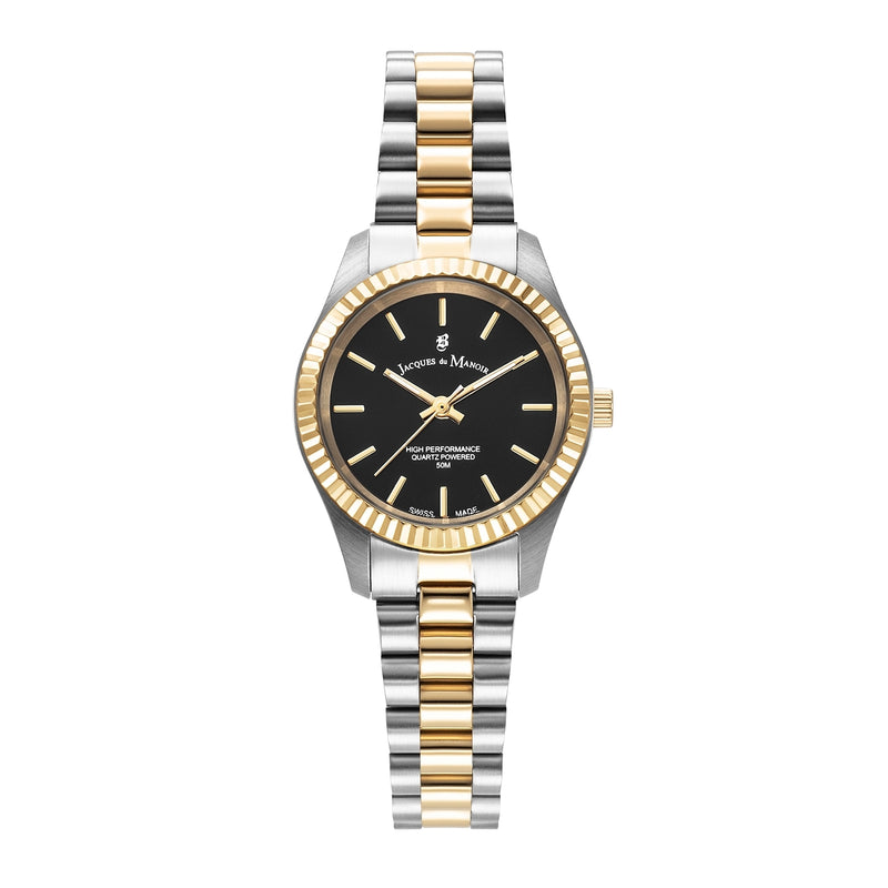 Jacques du Manoir Inspiration Prime Montre Femme Noire JWL04006-zoom-