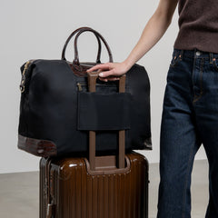 Isabel Bernard Du Louvre Clarice Black Weekend Bag Medium IB20002-901