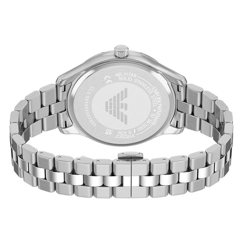 Emporio Armani Round Blue Dial Watch AR11748-zoom-