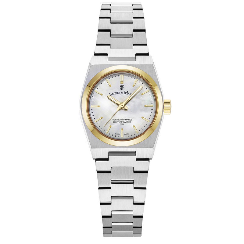 Jacques Du Manoir Horizon Ladies 25mm White MOP Women's Watch JWL05603-zoom-
