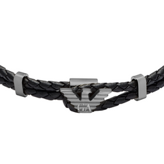 Emporio Armani Leather Men's Bracelet EGS3322060