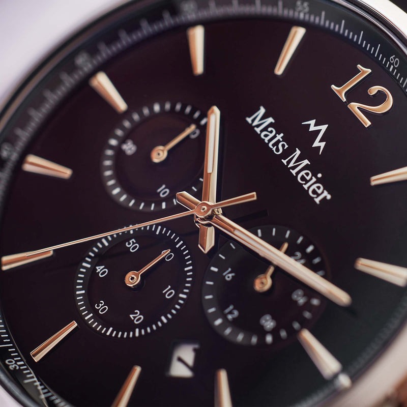 Mats Meier Grand Cornier Hommes Montre Noir MM00106-zoom-