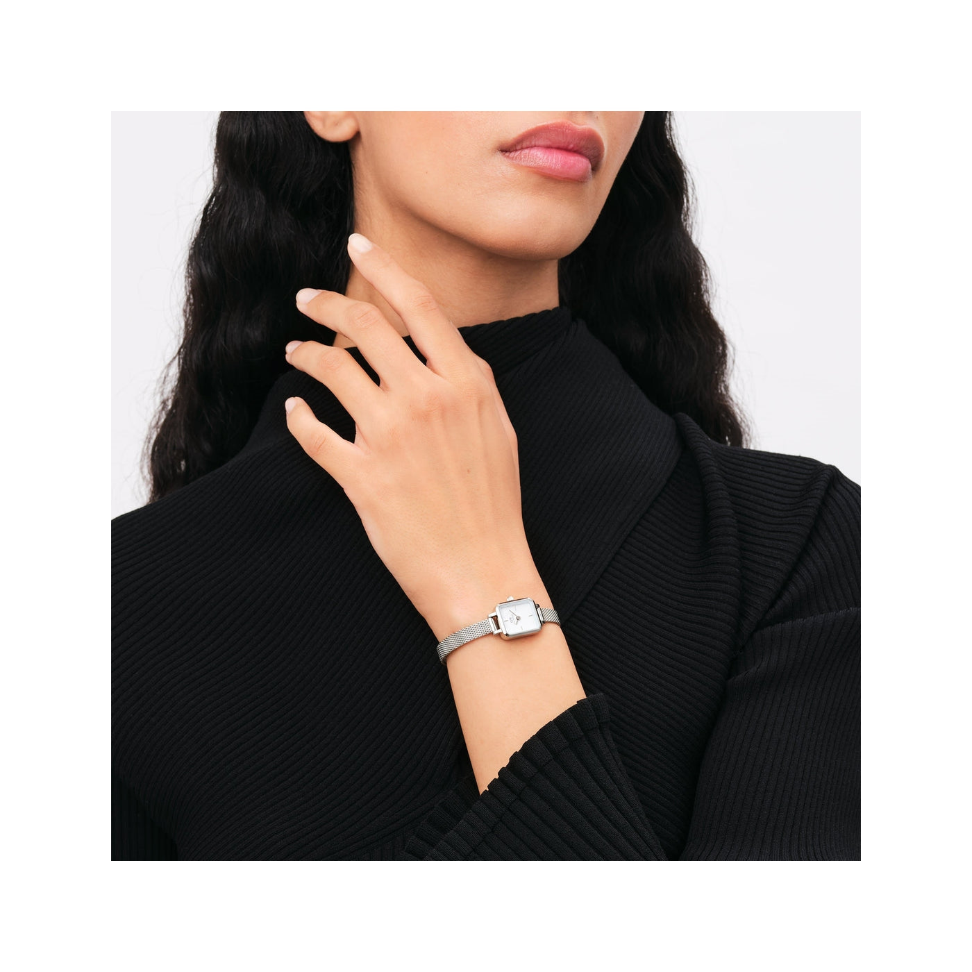 Daniel Wellington Quadro Mini Silver Watch DW00100726