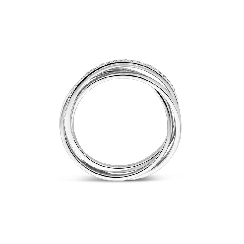 Parte di Me Ponte Vecchio Bague Ponte Vecchio Lanza en argent sterling 925 avec zircone PDM33071-48-zoom-