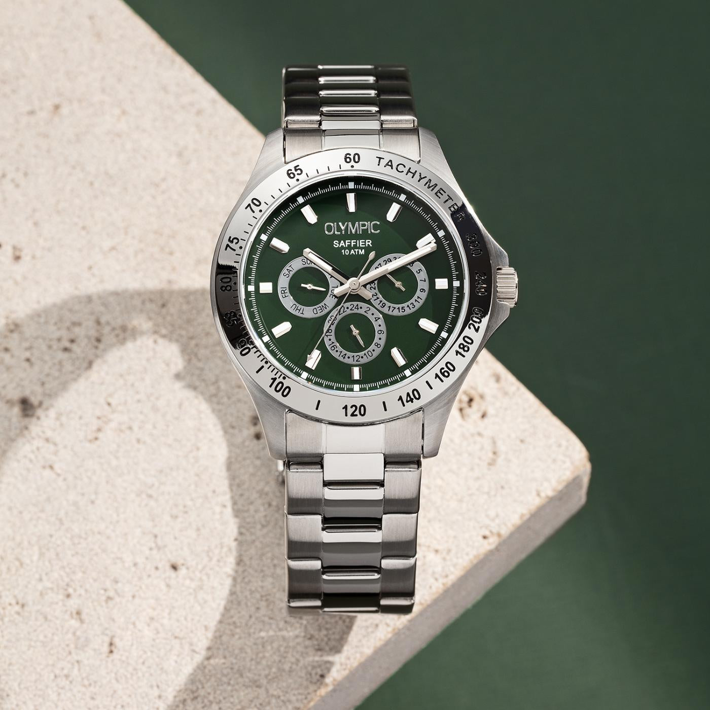 Olympic Jeffrey Silver Watch OL89HSS051