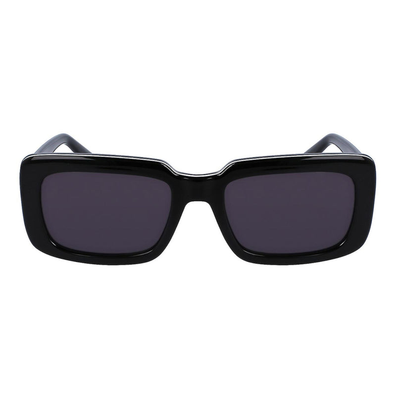 Karl Lagerfeld Unisexe Lunettes de Soleil Noir KL6101S-001-zoom-