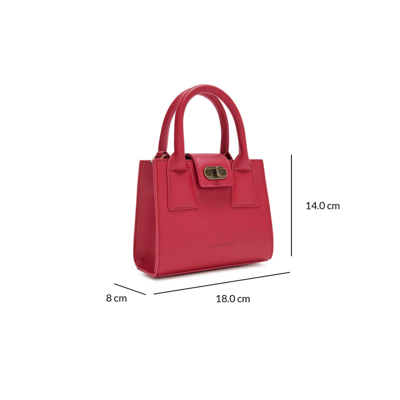 Violet Hamden Essential Bag Sac Bandoulière Fuchsia VH22040-zoom-