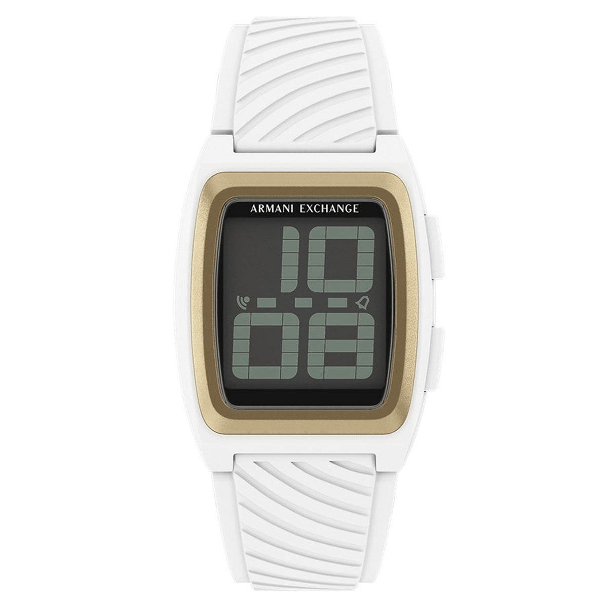 Armani Exchange White Oval Digital Watch AX2968