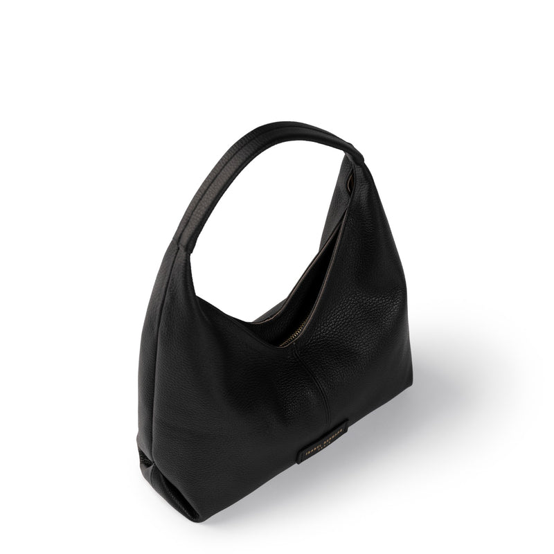 Isabel Bernard Honoré Grace Mini sac à main en cuir noir de veau IB21132-001-zoom-