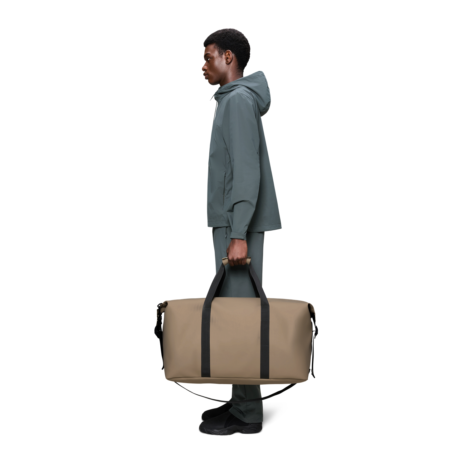 Rains Beige Hilo Weekend Bag Large R14210-133