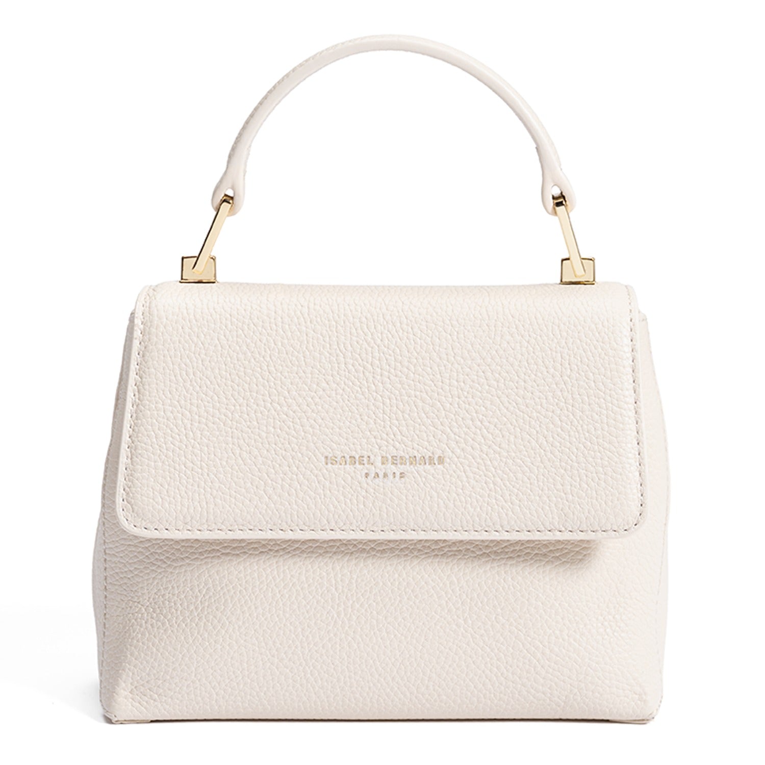 Isabel Bernard Femme Forte Heline Crème Leather Handbag IB21027