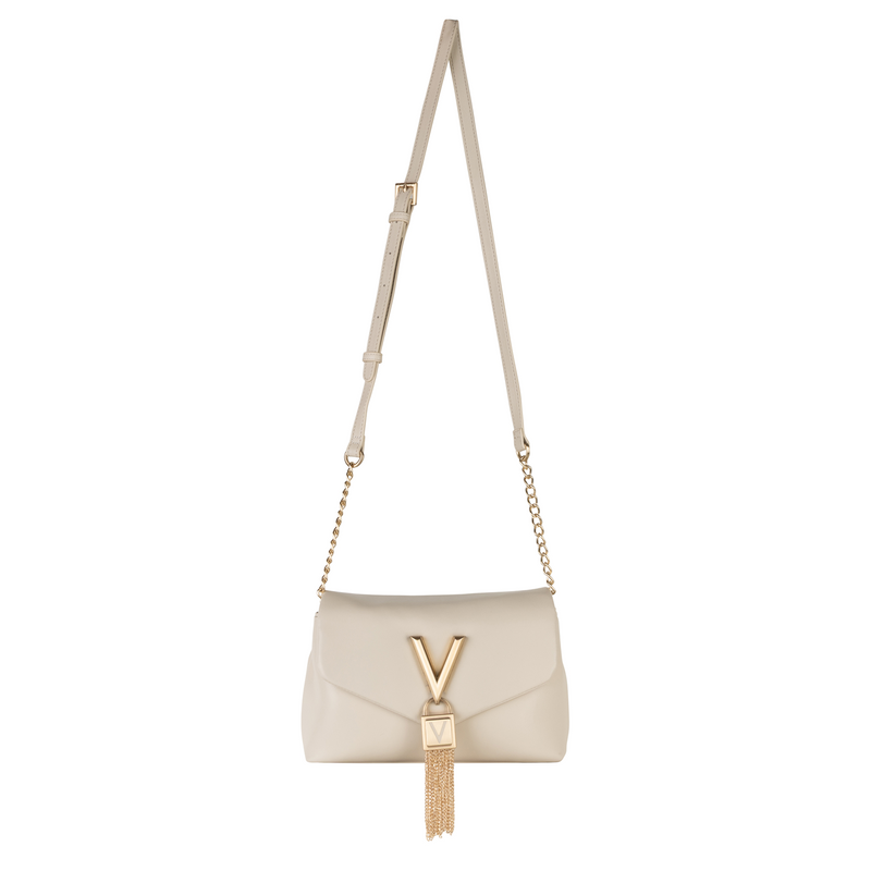 Valentino Bags Stella Sac Bandoulière Écru VBS9AK09ECRU-zoom-