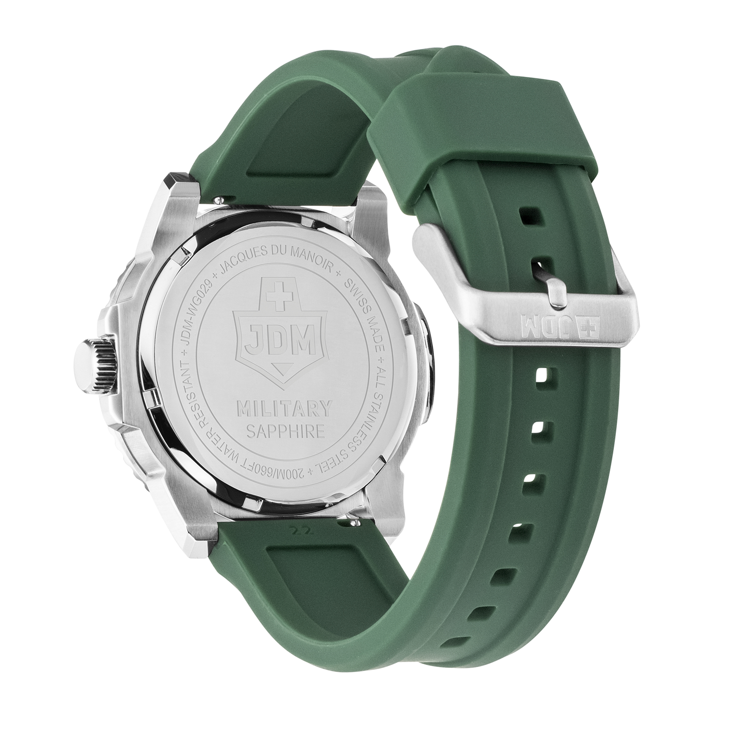 JDM Military Mike Plus Green Sunray Men's Watch JDM-WG029-01