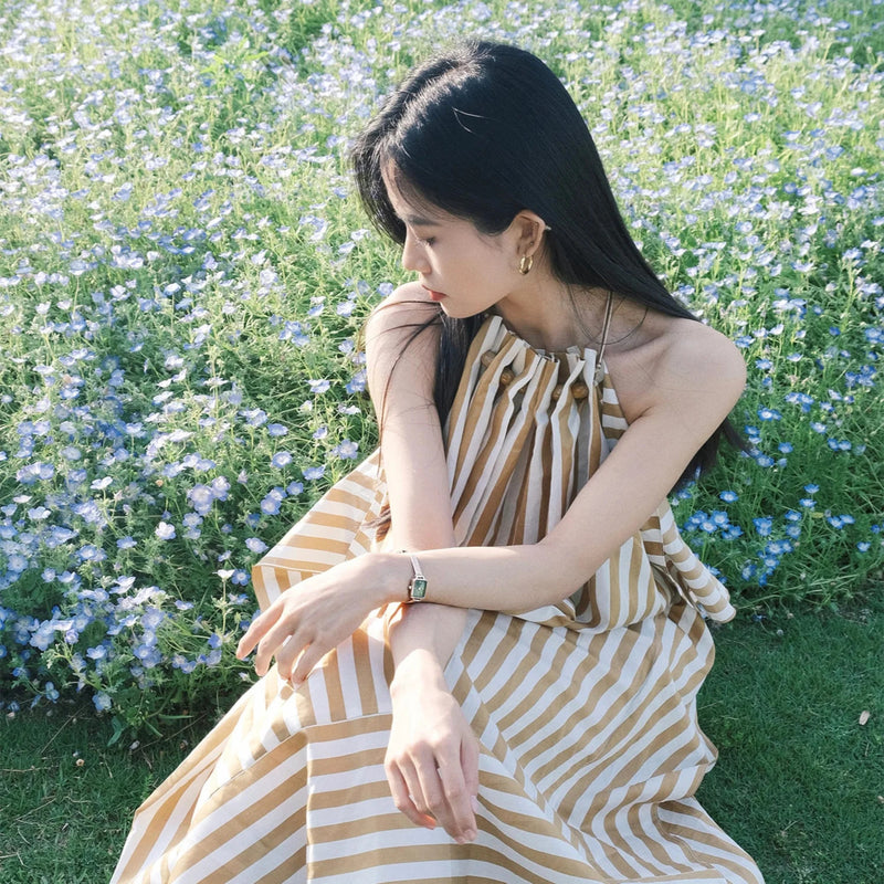 Daniel Wellington Quadro Femmes Montre Or DW00100653-zoom-