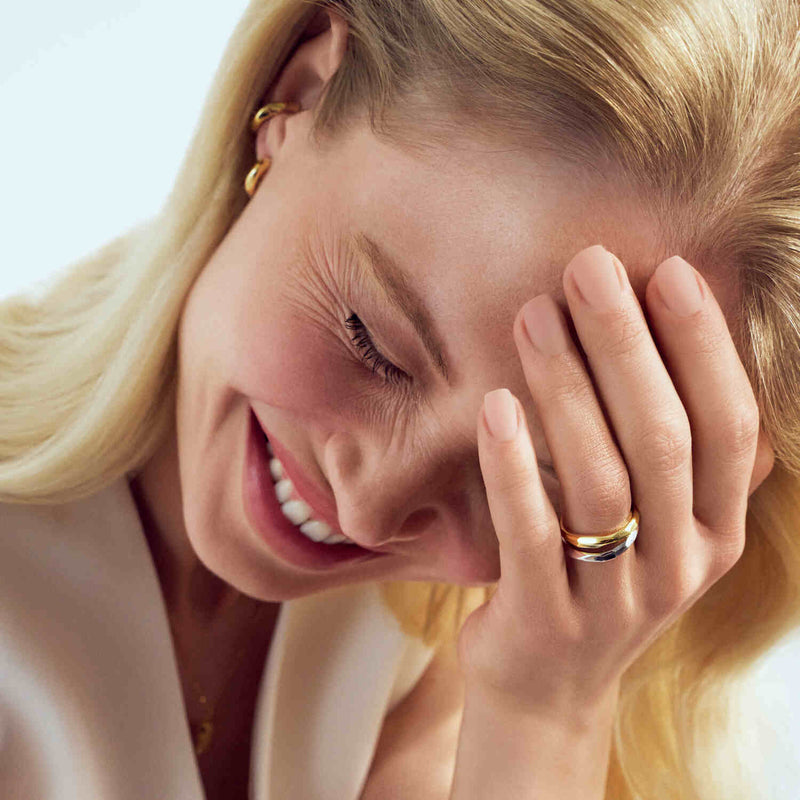 Sif Jakobs Gold Plated Roccia Ring SJ-R2724-YG-50-zoom-