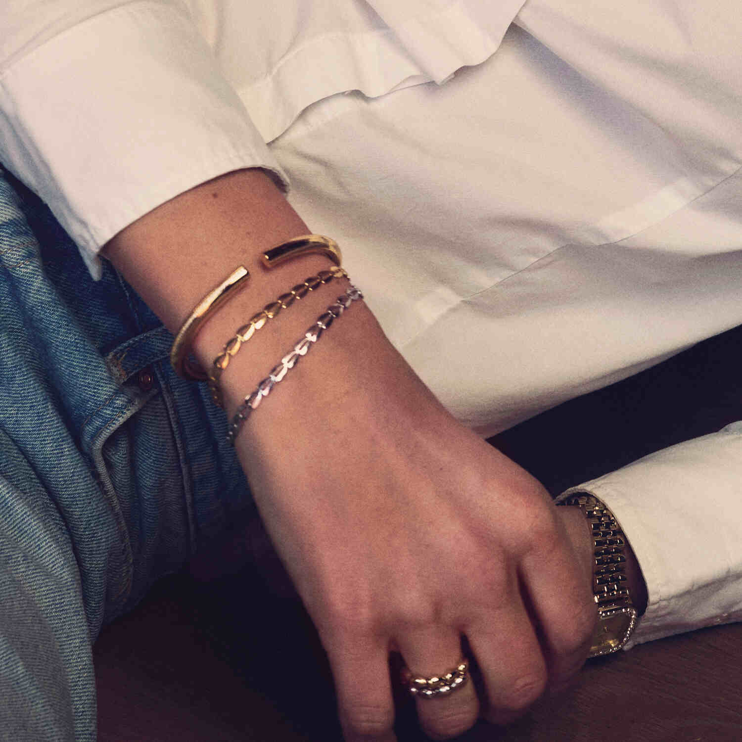 Sif Jakobs 925 Sterling Silver Heartbeat Bracelet SJ-B2752