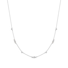 Ania Haie Miss Dainty 925 Sterling Silver Zirconia Necklace AH-N065-04H