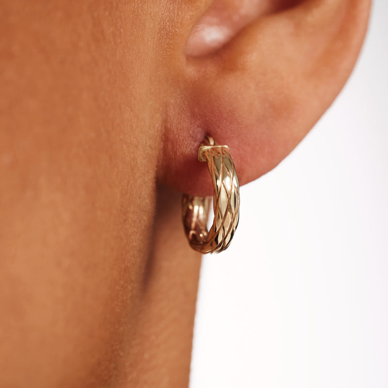 Isabel Bernard Rivoli Aurelle boucles d’oreilles en or 14 carats IB360278-zoom-