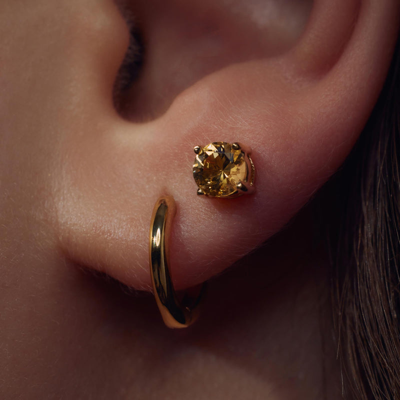 Parte Di Me Santa Maria Femmes Créoles Plaqué or 14 carats PDM36060-zoom-