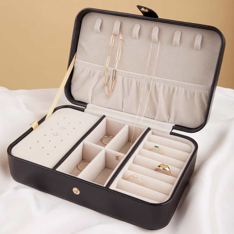 Isabel Bernard Cadeau d'Isabel Femmes Boîte à Bijoux Noir IBJB202003-zoom-