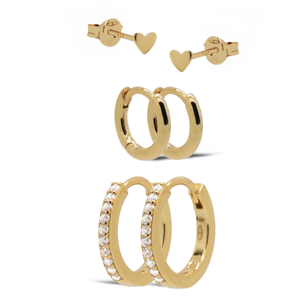 Karma 925 Sterling Silver Amara Earparty EPV48GP