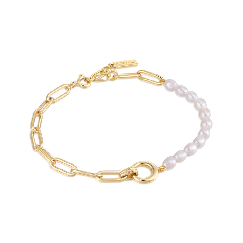 Ania Haie Pearl Power Bracelet Or AH-B043-02G-zoom-