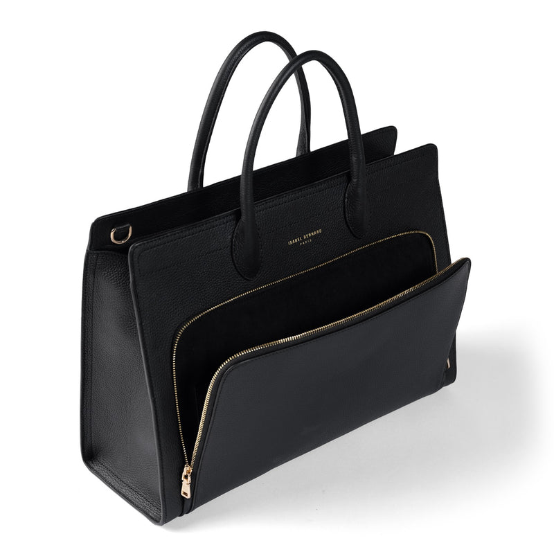 Isabel Bernard Honoré Sac à Main Noir IB25032-zoom-