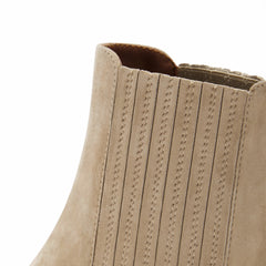 Isabel Bernard Vendôme Chey Beige Suède Chelsea Boots IB53000SS-174-37
