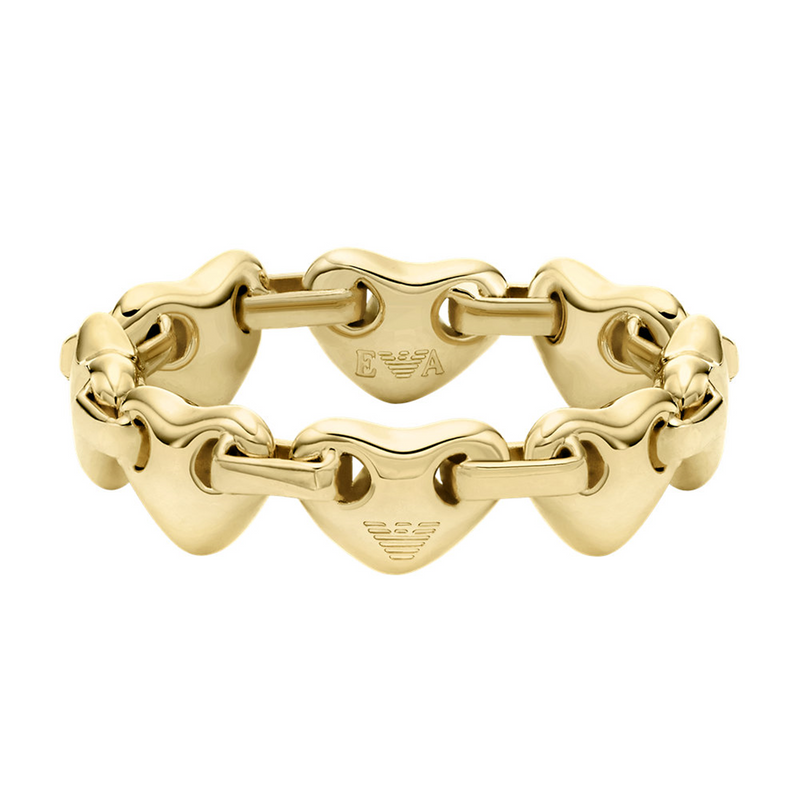 Emporio Armani Sentimental Brass Women's Ring EGS3332710-6.5-zoom-