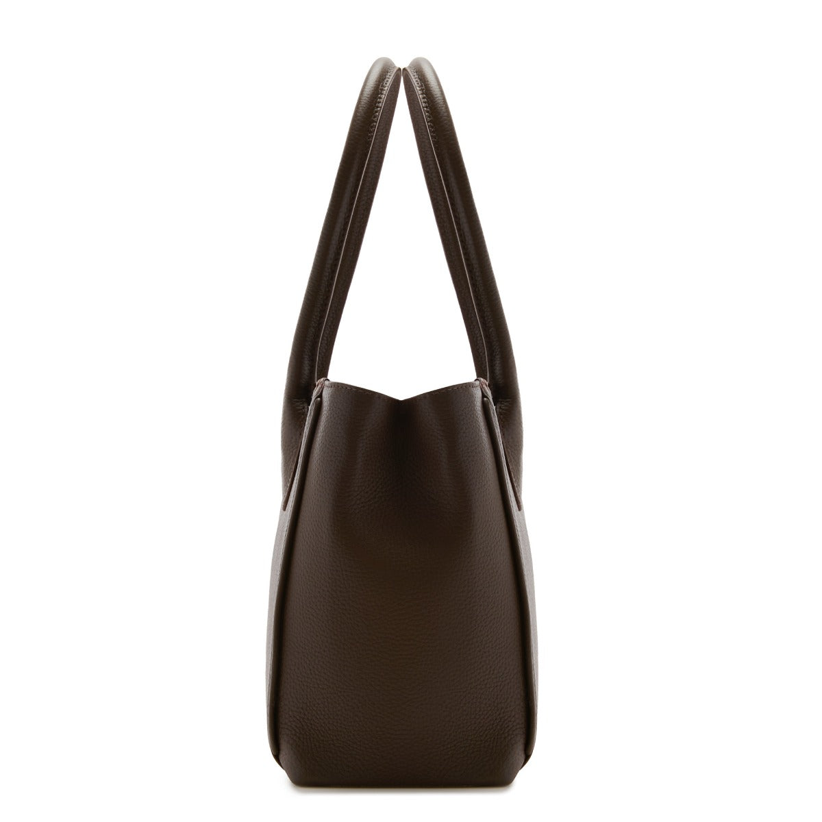 Isabel Bernard Honoré Cloe Midi brown calfskin leather handbag IB25082-031