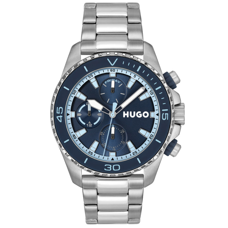 Hugo Boss #DIVE Montre Homme En Argent HU1530429-zoom-