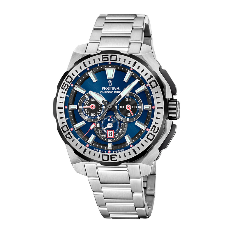 Festina Chrono Bike Montre Bleue Pour Homme F20724/2-zoom-
