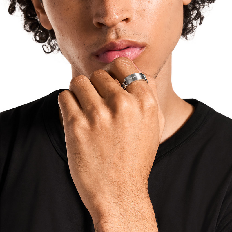 Emporio Armani Stainless Steel Men's Ring EGS3305040-11-zoom-