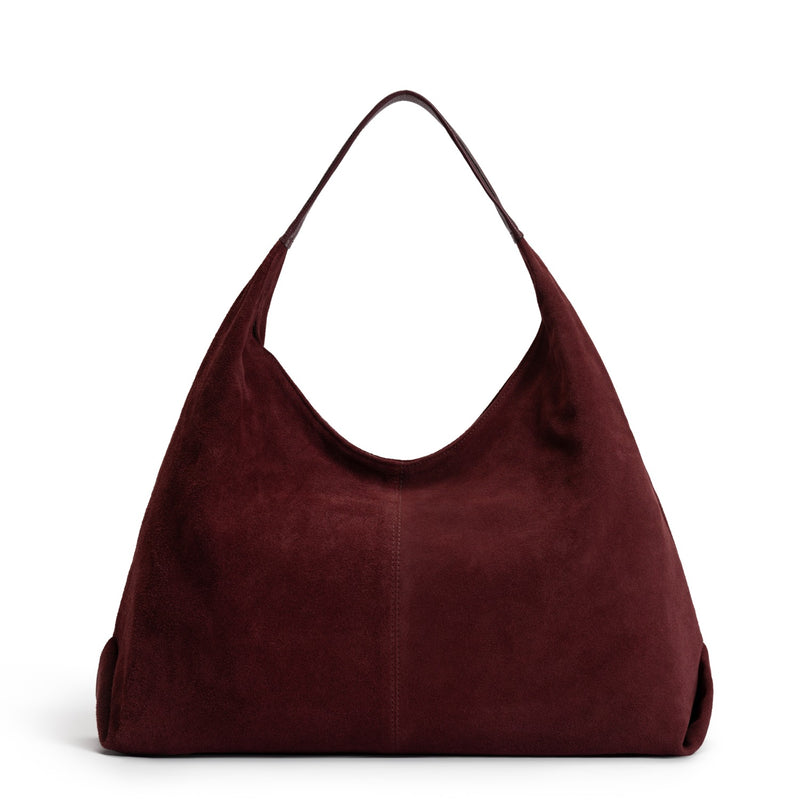 Isabel Bernard Honoré Grace sac bandoulière en suède bordeaux IB25093-152-zoom-