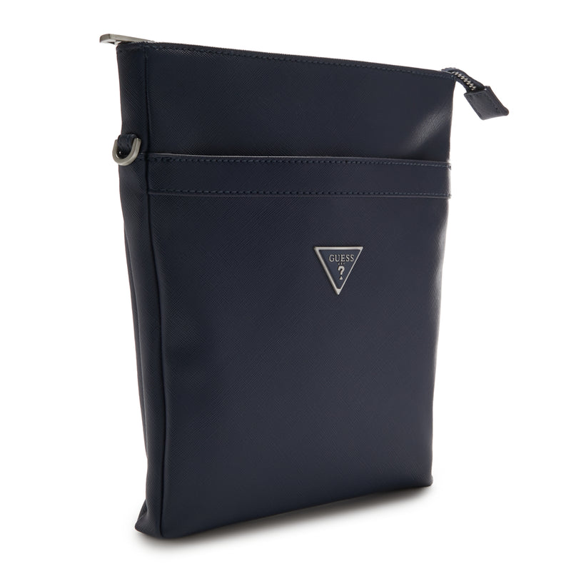 GUESS Certosa Sac Besace Bleu HMECSA-P3199-BLU-zoom-