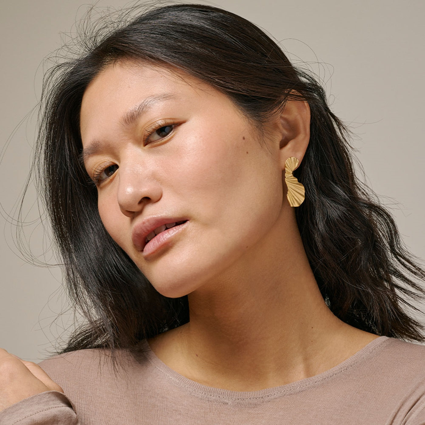 ENAMEL Copenhagen 18 karat gold plated Earrings E155GM