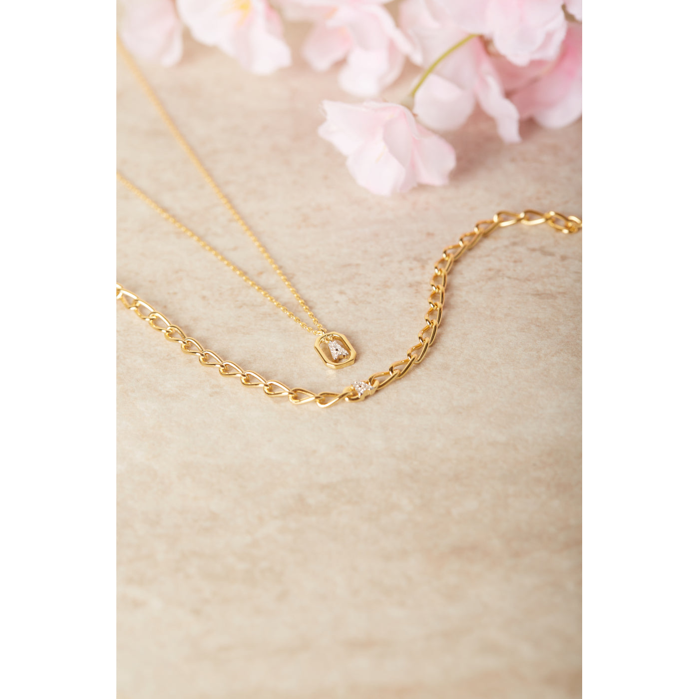 P D Paola 925 Sterling Silver Letter D Bracelet PU01-541-U with 18K Gold Plating