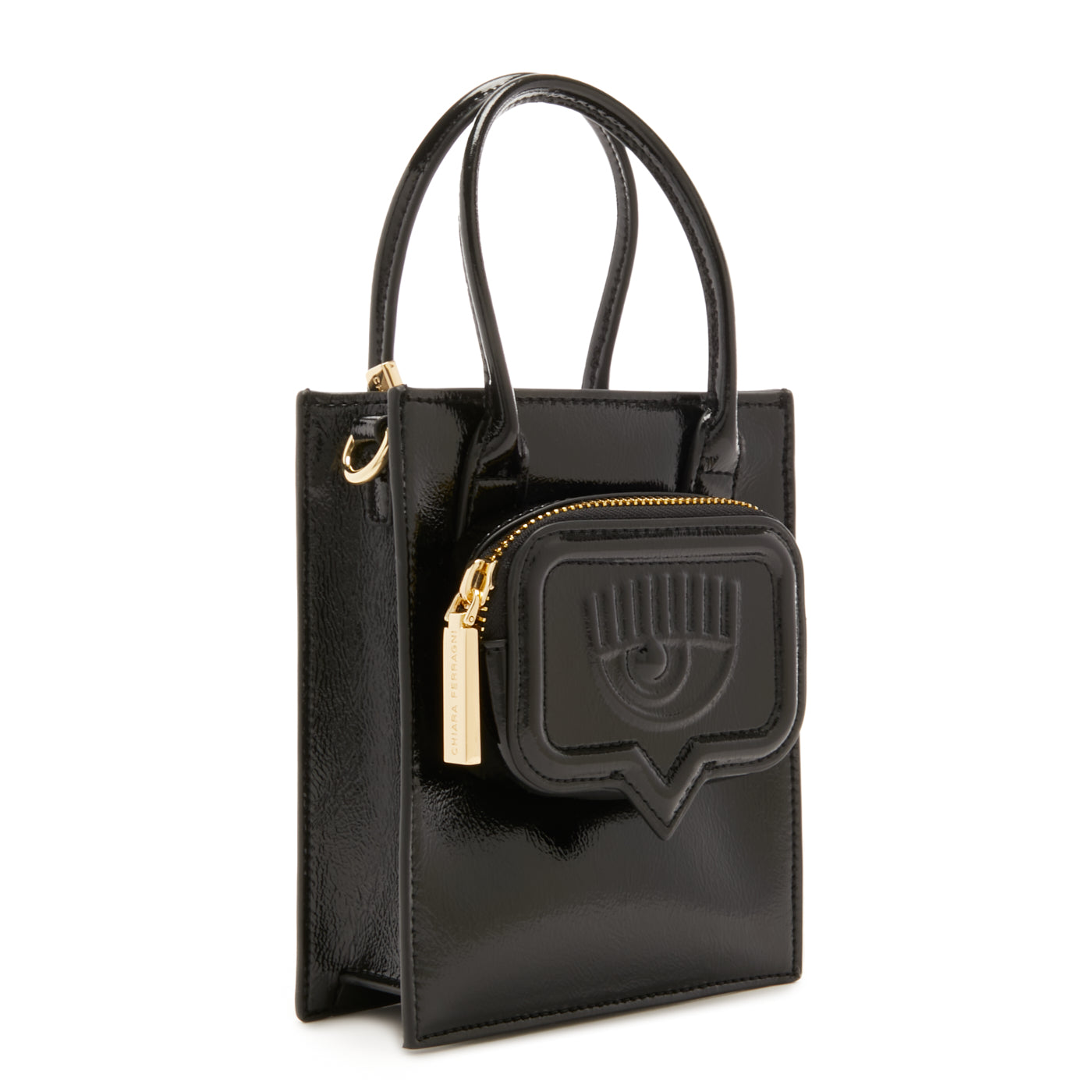 Chiara Ferragni Eyelike Black Crossbody Bag 75SB4BF2-ZS954-899